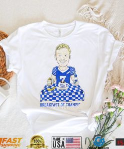 Kentucky Wildcats Will Levis Breakfast of Champions cartoon shirt