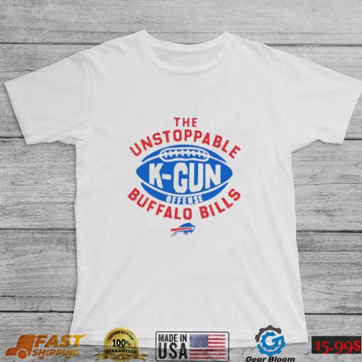 Buffalo Bills The Unstoppable K Gun offense logo shirt