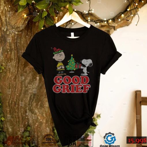 Peanuts Good Grief Charlie Brown Holiday T shirt