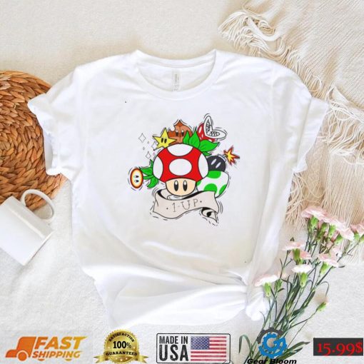 1 Up Mario Kart Funny Game Unisex T Shirt