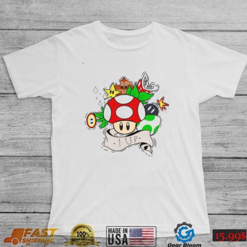 1 Up Mario Kart Funny Game Unisex T Shirt