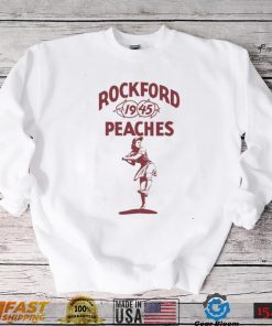 1945 Vintage Rockford Peaches Promo Baseball Unisex Sweatshirt