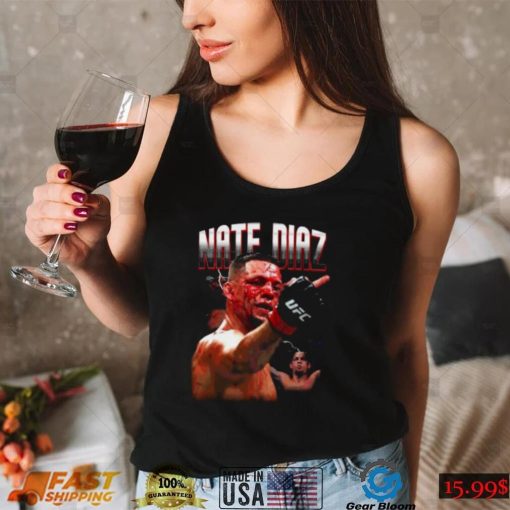 2022 Nate Diaz Shirt Ufc Nate Diaz Fighter Tim Shirt 90s Retro