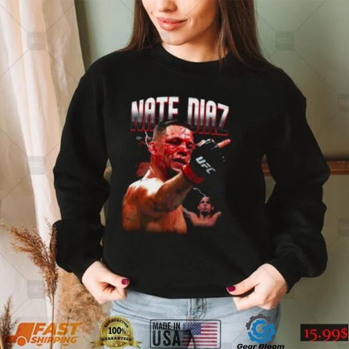 2022 Nate Diaz Shirt Ufc Nate Diaz Fighter Tim Shirt 90s Retro