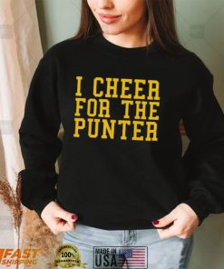 2023 I cheer For The Punter Funny Saying T Shirt