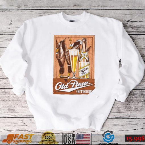 Old Row Beer Outdoors Duck beer pigment Dyed shirt