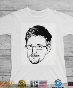 Black And White Portrait Edward Snowden Unisex Sweatshirt