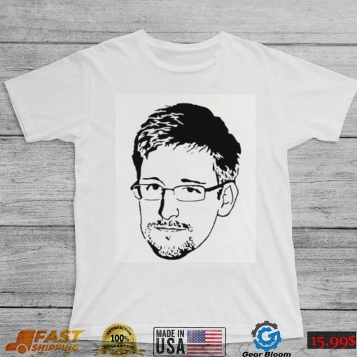 Black And White Portrait Edward Snowden Unisex Sweatshirt