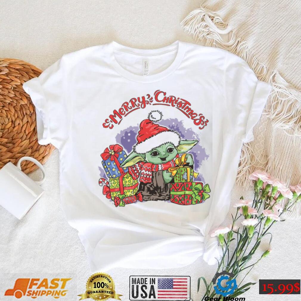 Baby Yoda Christmas T shirt Merry Xmas Funny Gift Baby Yoda Christmas T shirt Merry Xmas Funny Gift