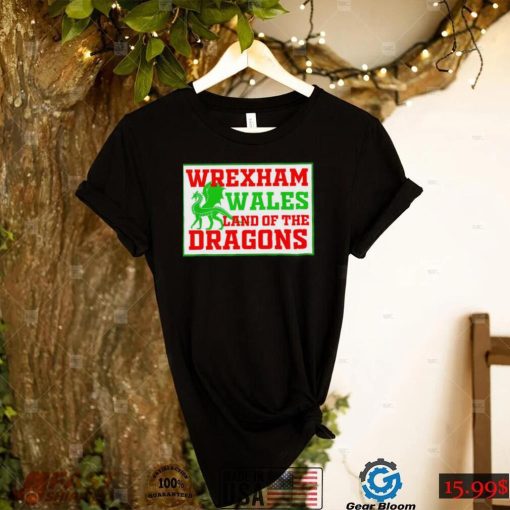 Wrexham wales football soccer dragon shirt