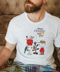 Charlie Brown Christmas T shirt Merry Xmas And Happy New Year Charlie Brown And Snoopy