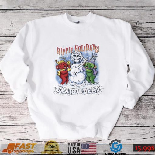 Grateful Dead Christmas T Shirt Hippie Holidays Merry Xmas