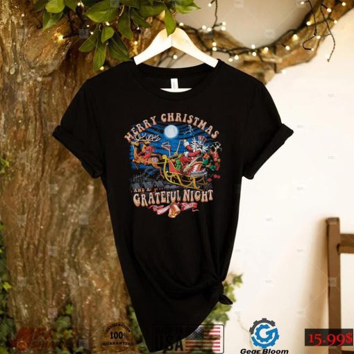 Grateful Dead Christmas T Shirt Merry Christmas Grateful Night