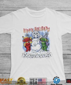 Grateful Dead Christmas T Shirt Hippie Holidays Merry Xmas