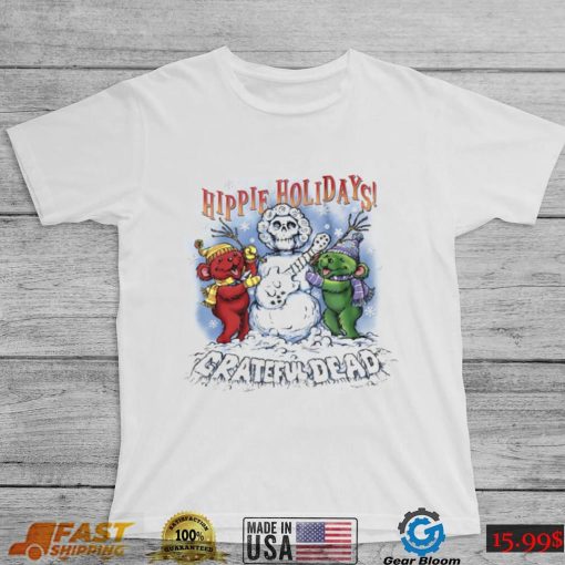 Grateful Dead Christmas T Shirt Hippie Holidays Merry Xmas