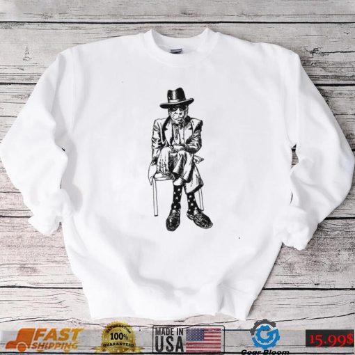 Aesthetic Portrait Art John Lee Hooker Unisex Sweatshirt