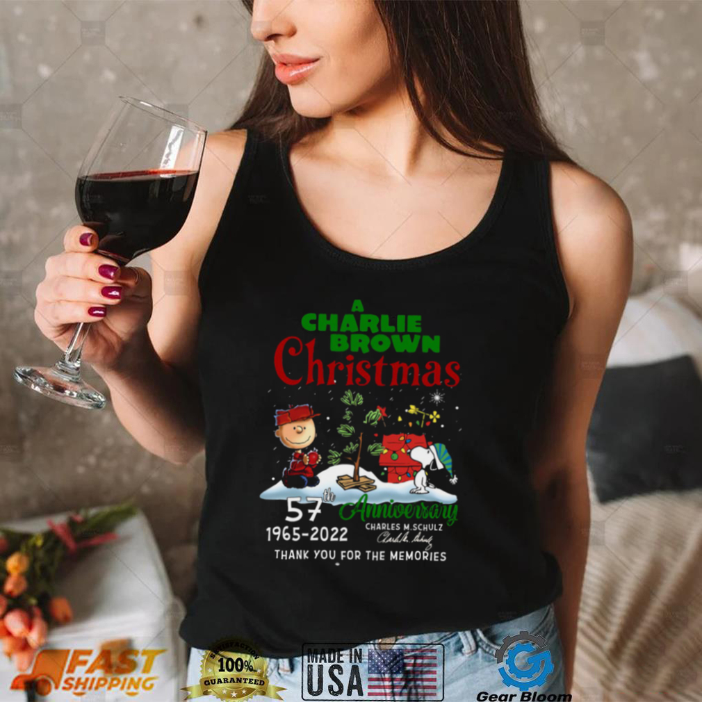 Charlie Brown Christmas T shirt Snoopy And Charlie Brown Christmas 56th Anniversary Charles M.schulz Charlie Brown Christmas T shirt Snoopy And Charlie Brown Christmas 56th Anniversary Charles M.schulz