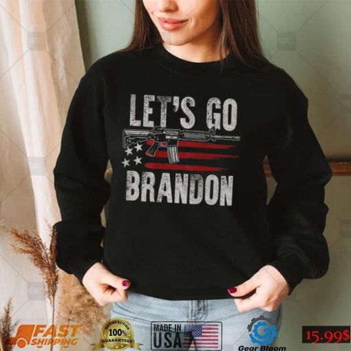 American Flag Veteran Patriots Let’s Go Brandon T Shirt