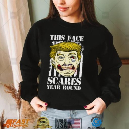 Anti Trump Zombie Political Halloween American Flag Funny Trump Halloween T Shirts