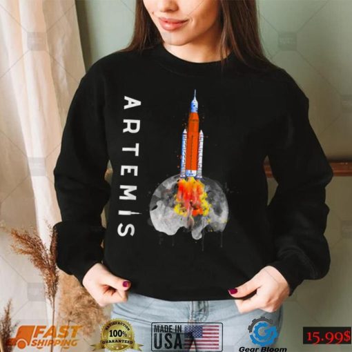 Artemis 1 SLS Rocket Launch Mission To The Moon And Beyond T Shirt