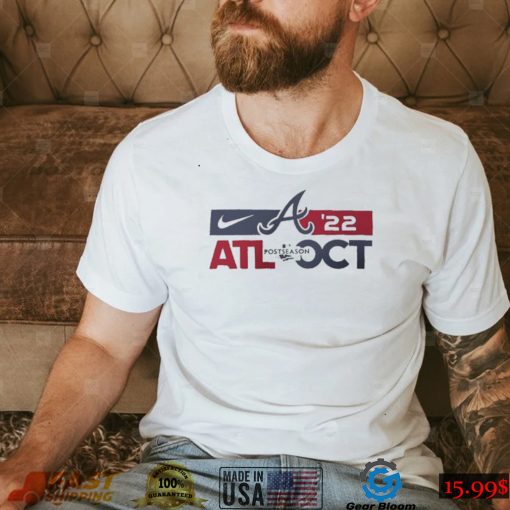 Atlanta Braves Nike 2022 Postseason T Shirt