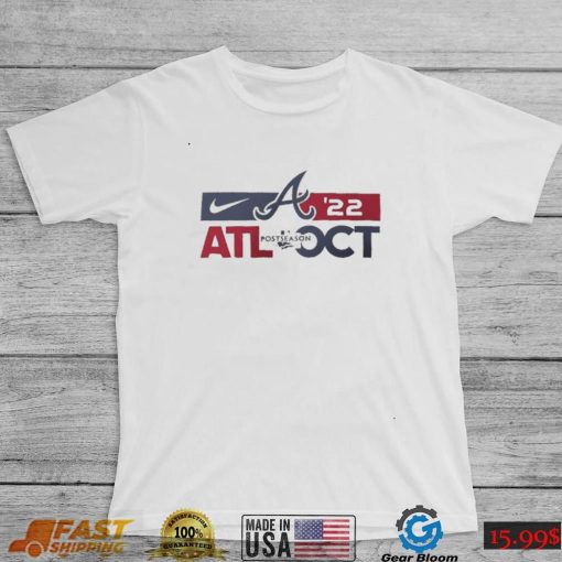 Atlanta Braves Nike 2022 Postseason T Shirt