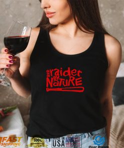 Awesome red Raider by nature baseball art shirt