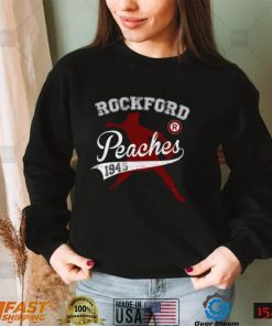 Baseball Retro Art Rockford Peaches Unisex Sweatshirt