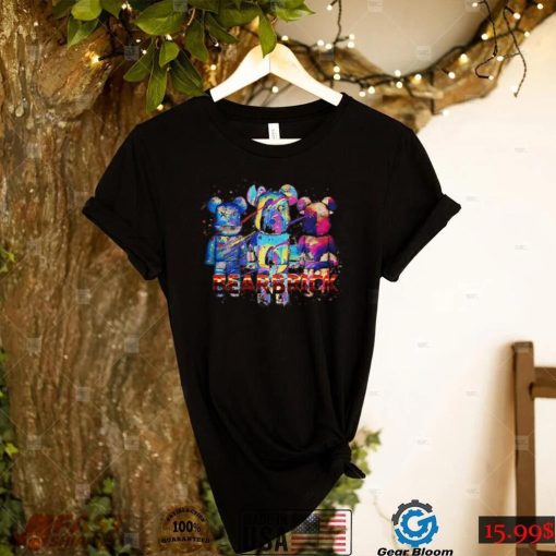 Bearbrick T shirt Skin Friendly Three Bearbrick Colorful Shirt