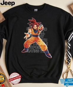 Beating You Son Goku Dragon Ball Typo Unisex T shirt