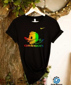 Best nike Duck Oregon Rainbow color shirt