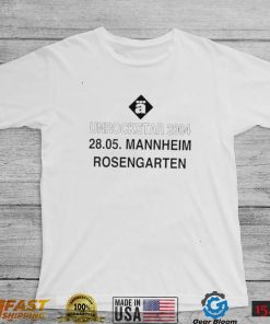 Best unrockstar 2004 28 05 Mannheim Rosengarten logo shirt