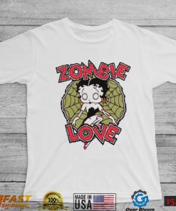 Betty Boop Zombie Love Spider shirt