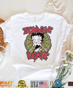 Betty Boop Zombie Love Spider shirt