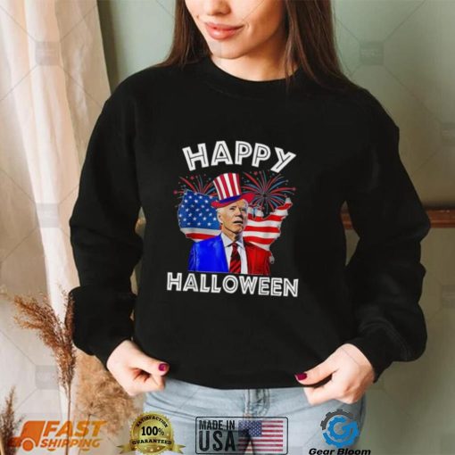 Biden Halloween T Shirt Happy Halloween Sarcastic Confused Fun Joe Biden Unisex