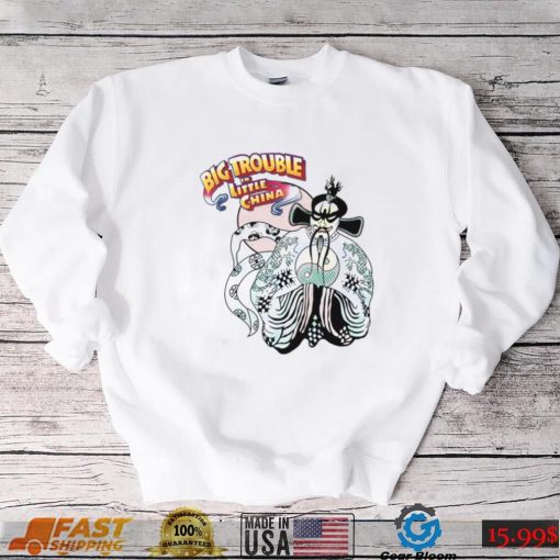 Big Trouble In Little China & Lo Pan Hd White Unisex Sweatshirt