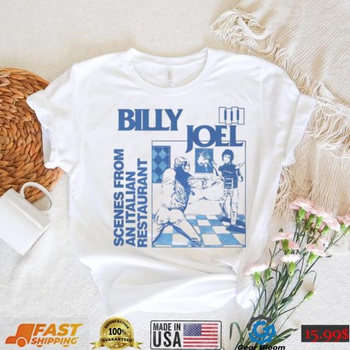 Billy Joel Scenes From An Italian Restaurant Tour T Shirt