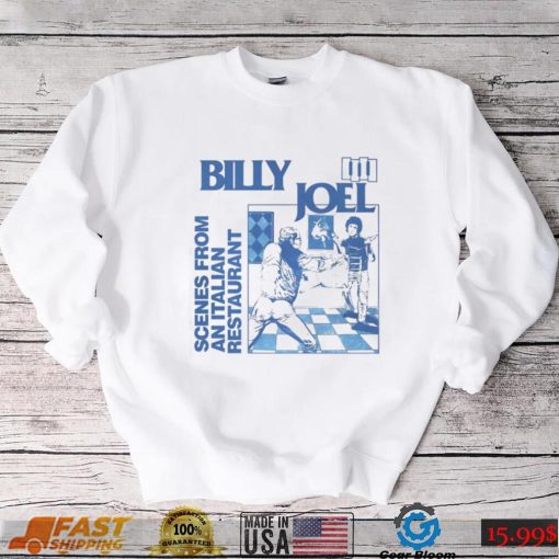 Billy Joel Scenes From An Italian Restaurant Tour T Shirt