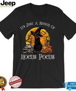 Black Cat Moon Funny Halloween Costume Bunch of Hocus Pocus T Shirt