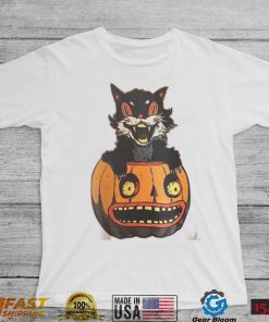 Black Cat On Pumpkin Halloween Horror Nights 2022 T Shirt