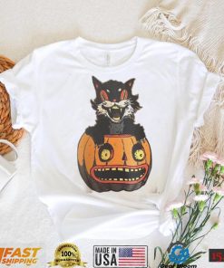 Black Cat On Pumpkin Halloween Horror Nights 2022 T Shirt