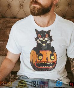 Black Cat On Pumpkin Halloween Horror Nights 2022 T Shirt