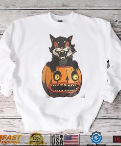 Black Cat On Pumpkin Halloween Horror Nights 2022 T Shirt