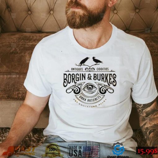 Borgin & Burkes Unusual And Ancient Wizarding Artefacts Harry Potter T Shirt