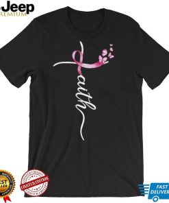 Breast Cancer Faith Cross Breast Cancer Awareness T Shirt