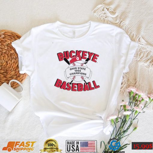 Buckeye Baseball Ohio State 1966 Champions logo shirt