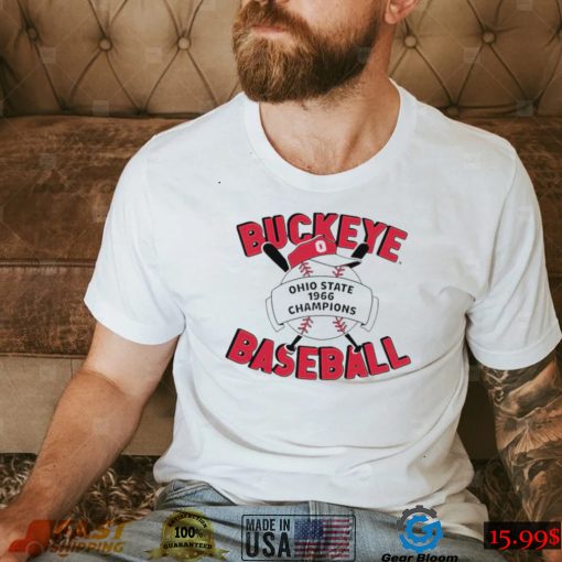 Buckeye Baseball Ohio State 1966 Champions logo shirt