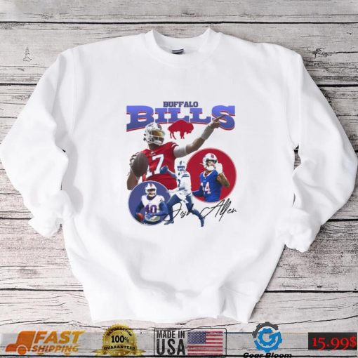 Buffalo Bills Josh Allen New York Football Champion T Shirt