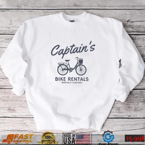 Captain’s Bike Rentals Martha’s Vineyard Unisex T Shirt