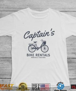 Captain’s Bike Rentals Martha’s Vineyard Unisex T Shirt